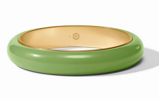 Julie Vos Amalfi Statement Bracelet - Green Apple Multi