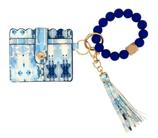 Laura Parks Keychain Wristlet Ocean Breeze