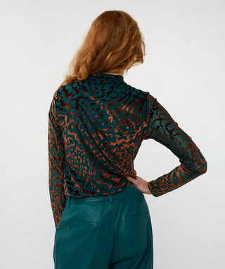 Esqualo Top Mesh Burnout