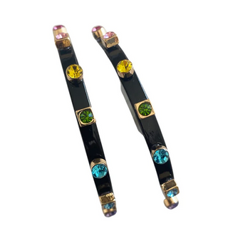 CITY GIRL JEWEL HOOP LARGE- MULTIPLE COLORS
