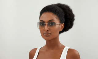 Saint Laurent SL 309 Rimless-004 / Gold Violet