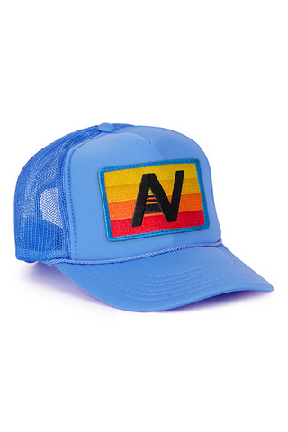 Aviator Nation Logo Rainbow Vintage Trucker Hat