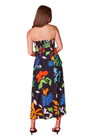 Alden Adair Brooks Dress in Black Majorelle