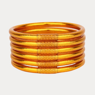 BuDhaGirl ALL WEATHER BANGLES (SET OF 6)