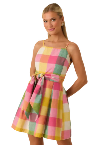 Prosperina Cora Mini Dress in Sweet Tart Print