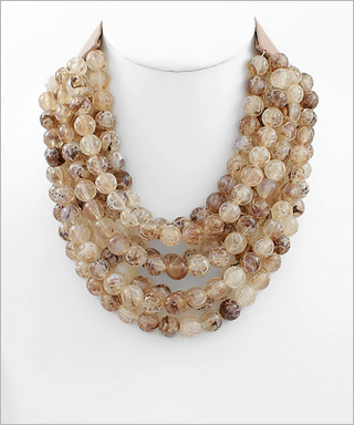 Monkee's Jewelry And Acc Gemstone Beaded Necklace / Multiple Color Options