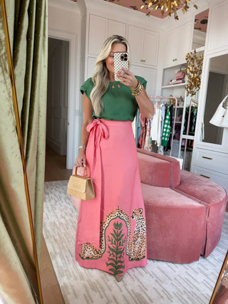 Emily McCarthy Audrey Skirt in Cabana Cat