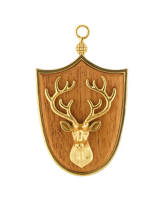 Capucine De Wulf Forest Walk Stag Pendant / Teak