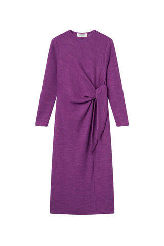 Compania Fantastica Purple Wrap Dress