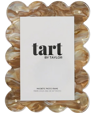 Tart Brown Marbled Acrylic Picture Frame