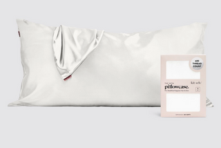 Kitsch Satin King Pillowcase / Ivory