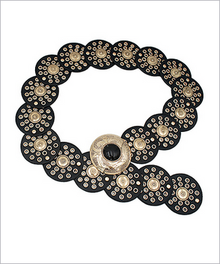 Monkee's Jewelry & ACC Cabochon Stone Accent Boho Disk Belt / 2 Color Options