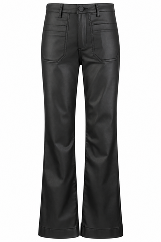 Kut Kelsey Coated Matte Black Flare
