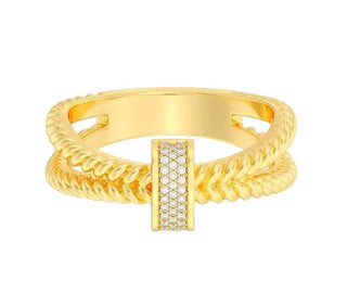 Ella Stein Meet Me Halfway Statement Ring