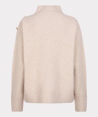 Esqualo Sweater With Gold Shoulder Buttons