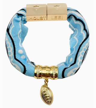Monkee Collection Game Day Bandana Charm Bracelet / Multiple Colors