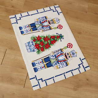 Peking Handicraft Chinoiserie Nutcrackers Hook Rug