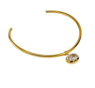 Hoopla Petra- The Collar And Pendant 6ct- Waterproof - Gold