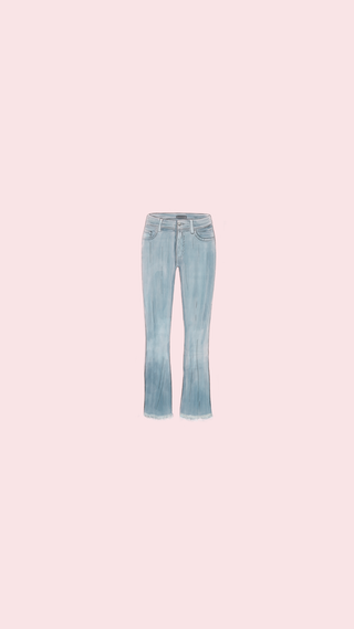Kut Meg High Rise Wide Leg Side Panel Jeans