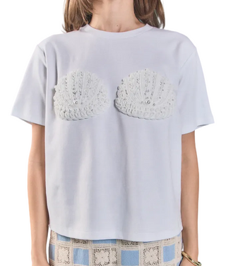 English Factory Pearl Seashell T-Shirt
