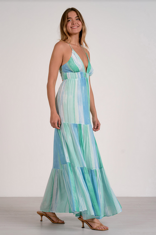 Elan Blue Strovia Maxi Dress