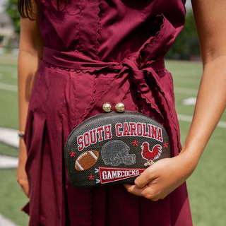 Lisi Lerch Inc. Gamecocks- Embroidered Clutch