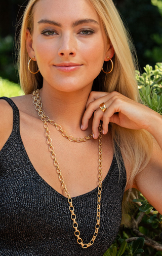 Capucine De Wulf Cleopatra Gold Ring Band