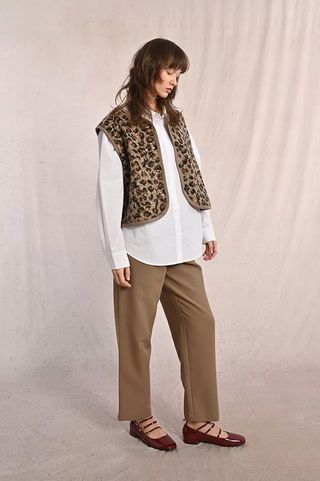 Molly Bracken Ladies Woven Sleeveless Jacket
