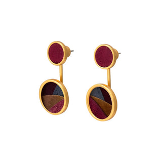 Brackish Alicia Bezel Jacket Earring