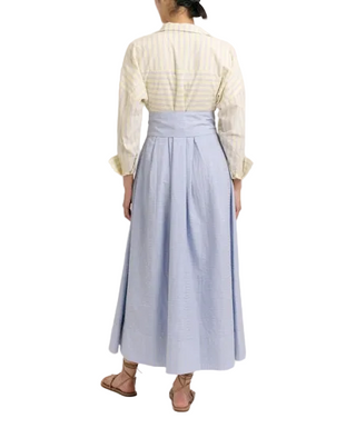 Cartolina Johanna Dress in Banana Stripe