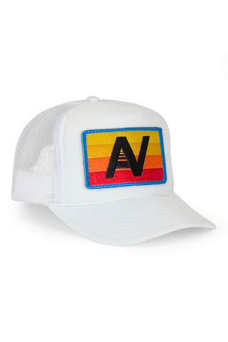 Aviator Nation Logo Rainbow Vintage Trucker Hat