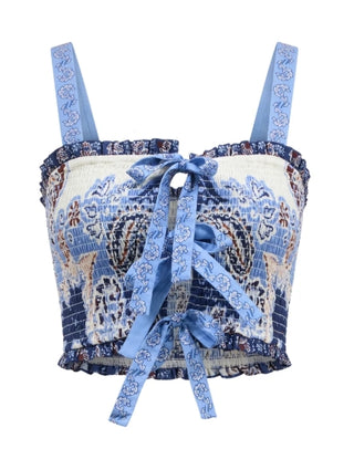Allison New York Paisley Malibu Tank