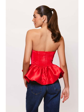 Hutch Castan Top In Red