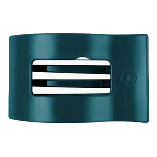 Teleties Teal with It Medium Flat Rectangle Hair Clip