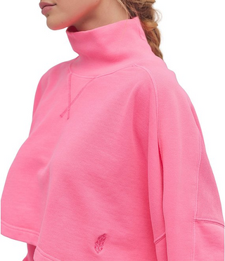Free People Hot Pink Pick Up Game Pullover