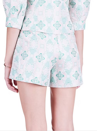 Jade Mia Short in Antique Jacquard