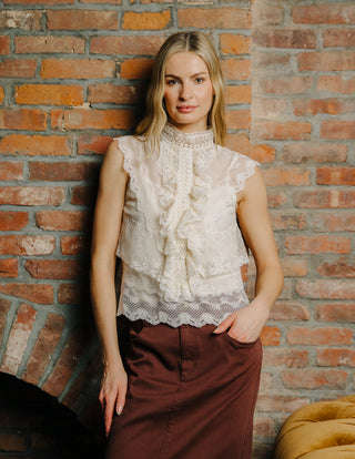 Love The Label Eden Top In Ivory