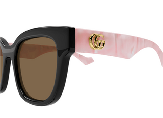 Gucci GG0998S-005 / Black, Pink & Brown