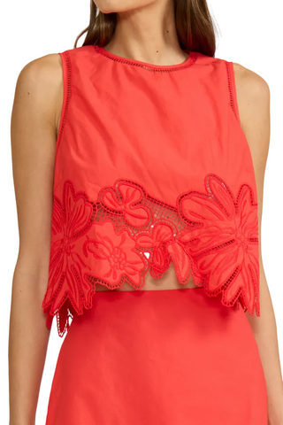 Lucy Paris Kayla Eyelet Top