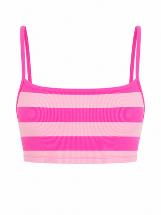 Free People Tighten Up Reversible Bra,  Hot Pink Combo