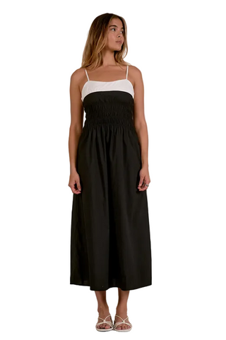 Elan Black Midi Dress