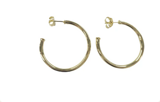 Sheila Fajl Everybody's Favorite Hoops In Shiny Champagne