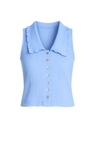 Nation Los Angeles Rae Collared Tank