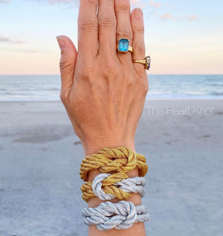 The Heartknot Gold & Silver Large Love Knot