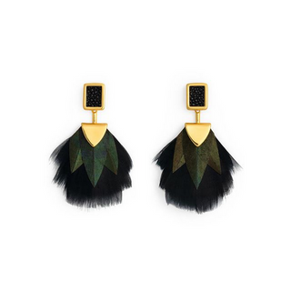 Brackish Elise Bezel Drop Earring
