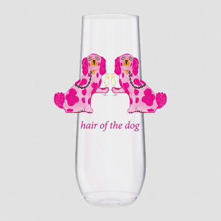 Sip Hip Hooray Hair of the Dog Champagne Flute Tossware