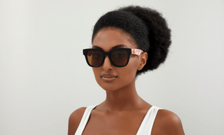 Gucci GG0998S-005 / Black, Pink & Brown