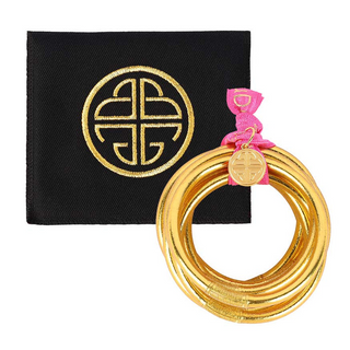BuDhaGirl  Gold All Weather Bangles ( Set of 6 )