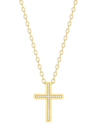 Ella Stein Gold Keep The Faith! Pendant Necklace