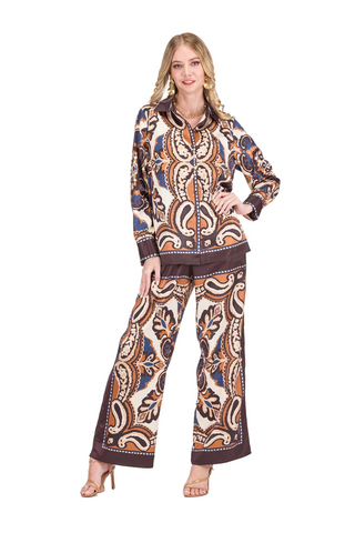 Jade Desert Paisley Pant